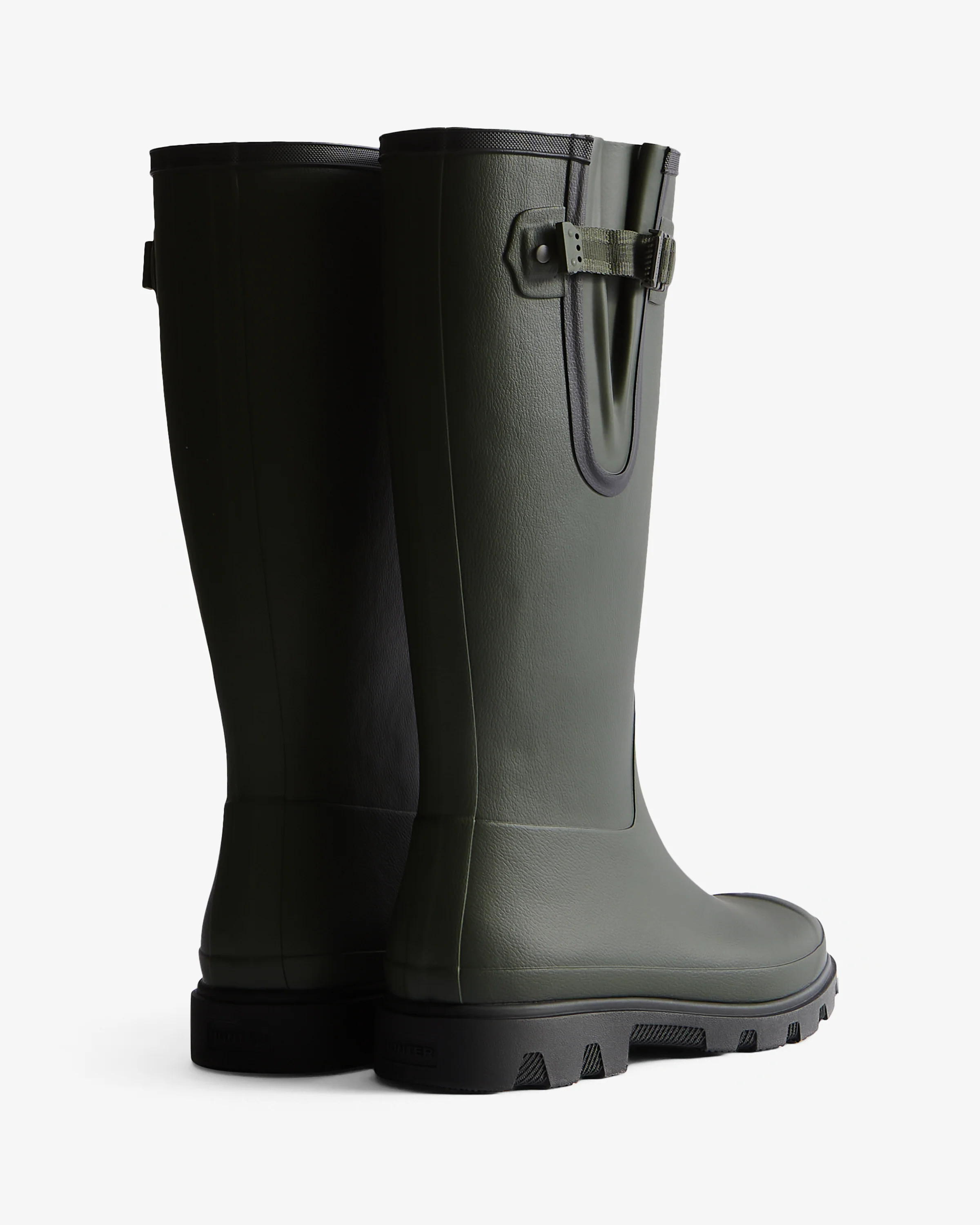 Downpour Tall Adjustable Boot Dark Olive Black - Image 3
