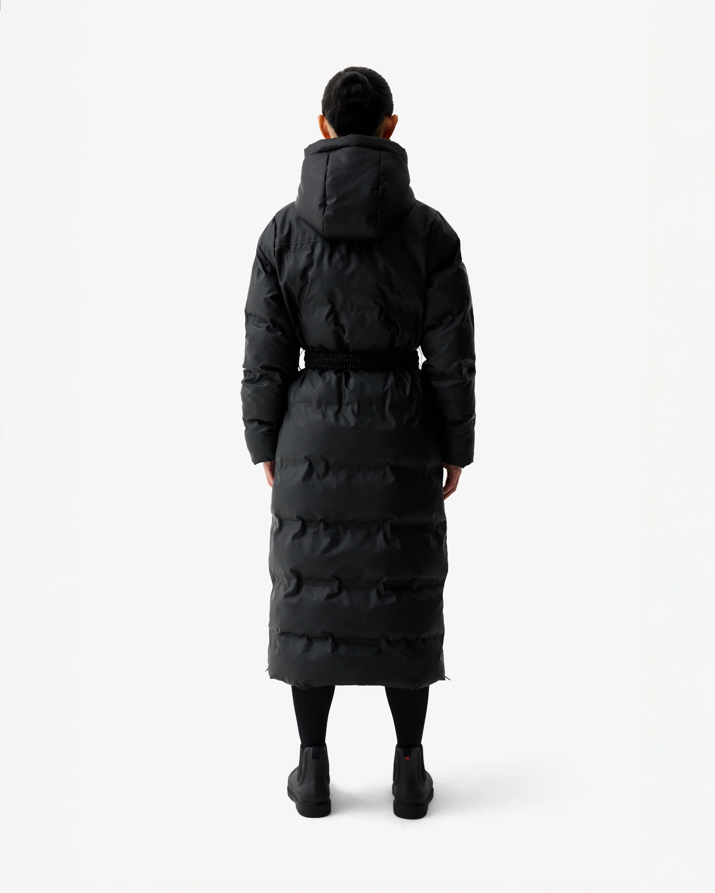 Hutchison Sonic Welded Puffer Jacket Black - Image 3