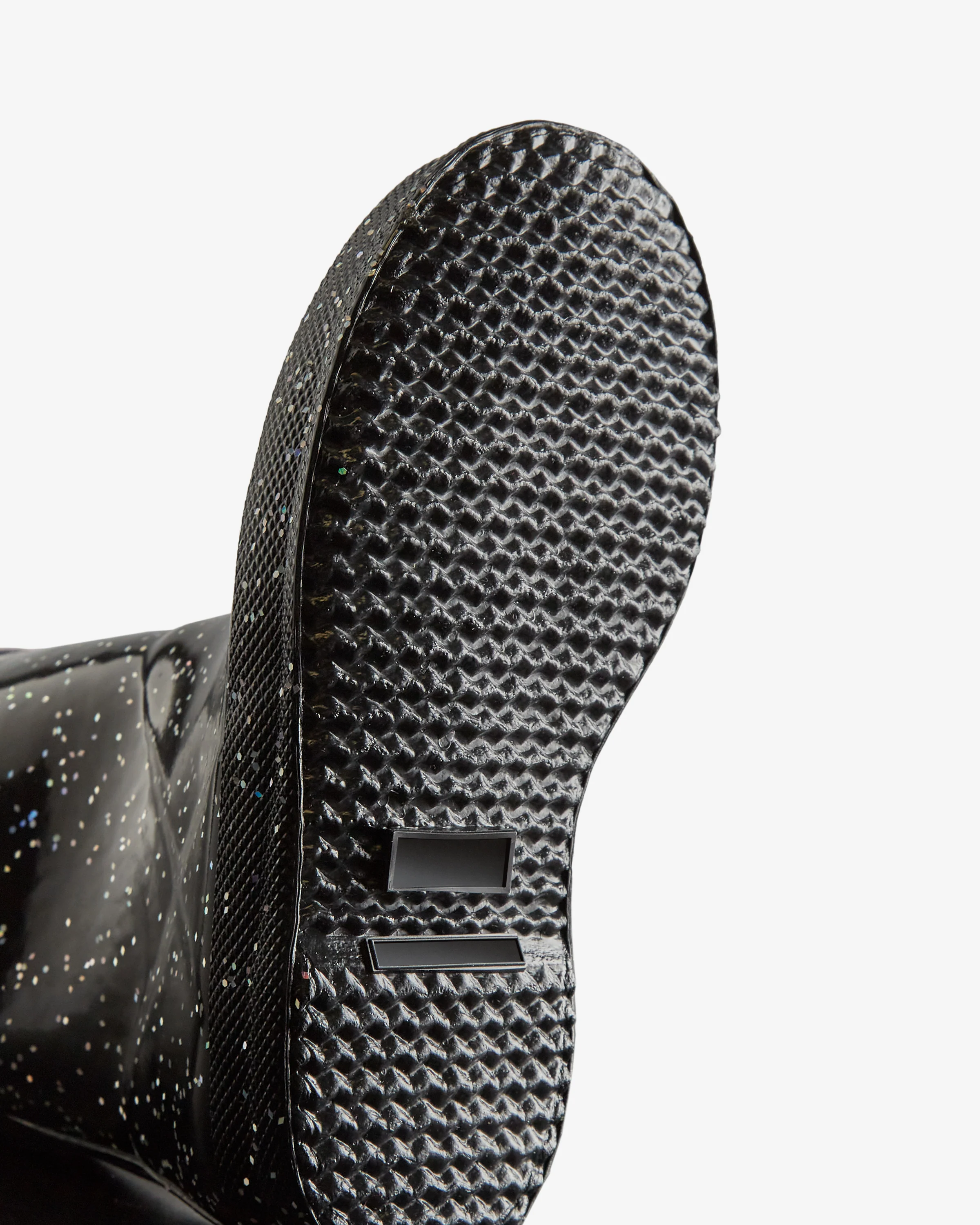 Kids First Classic Giant Glitter Rain Boot Black - Image 4