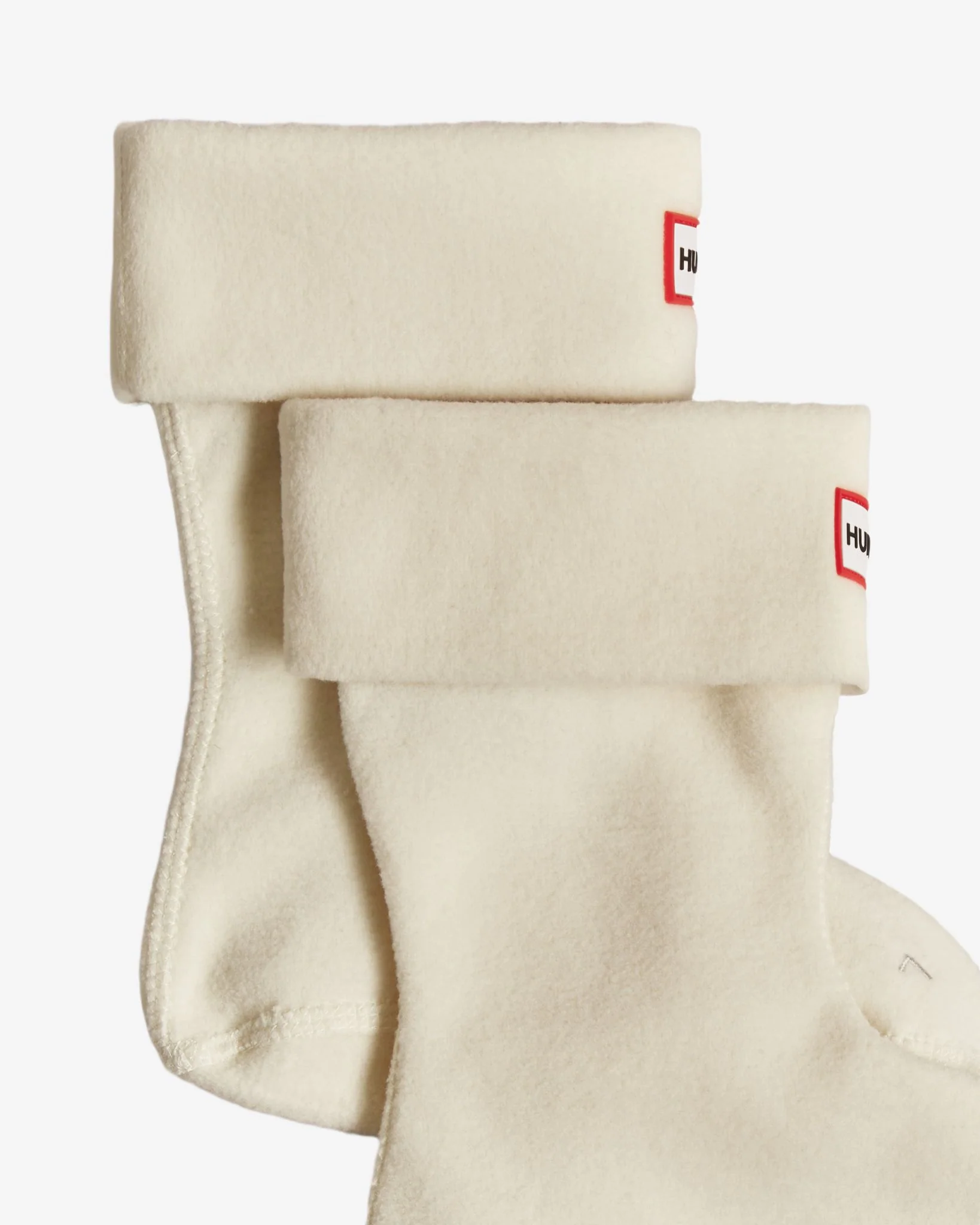 Kids Fleece Boot Sock White - Image 3