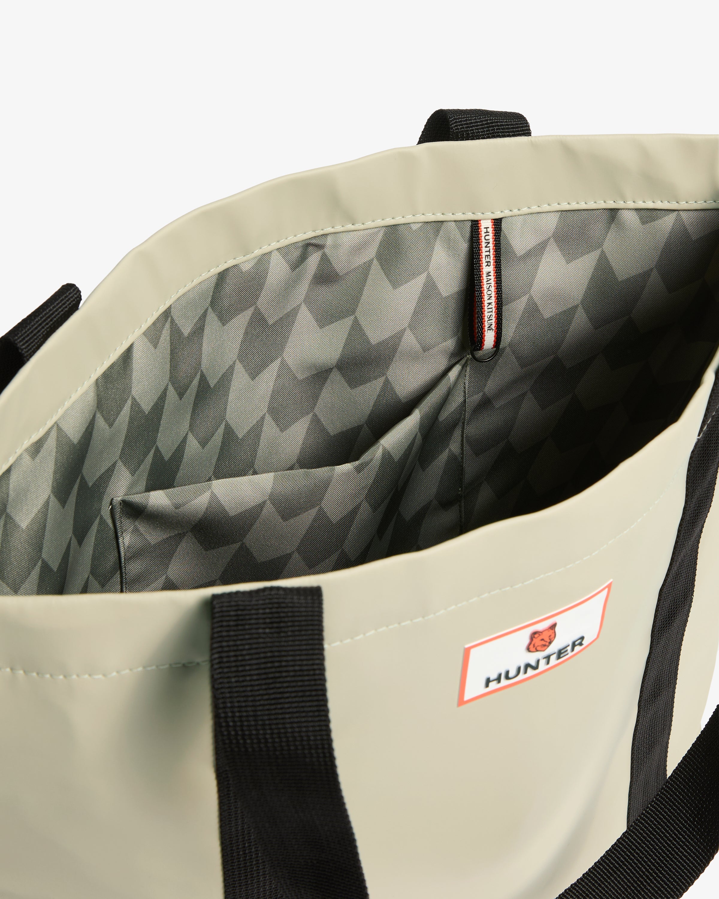 Maison Kitsune X Hunter Large Tote Ashtree - Image 4