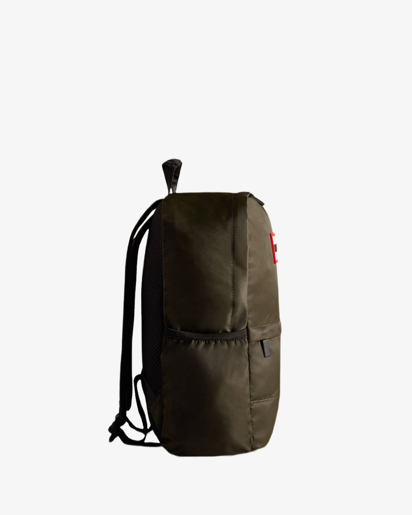 Nylon Backpack Dark Olive - Image 3