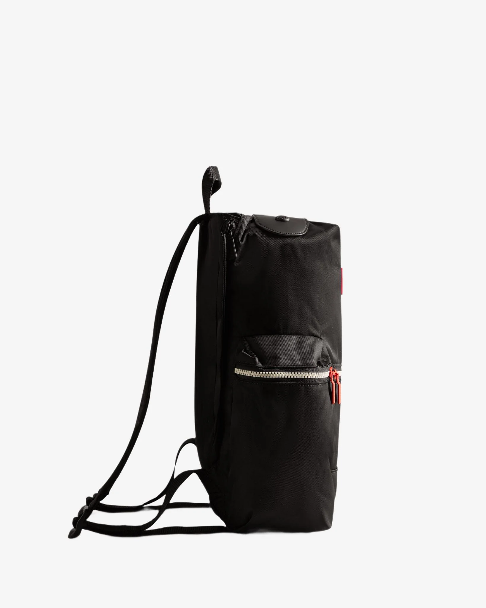 Nylon Large Topclip Backpack Black - Image 3