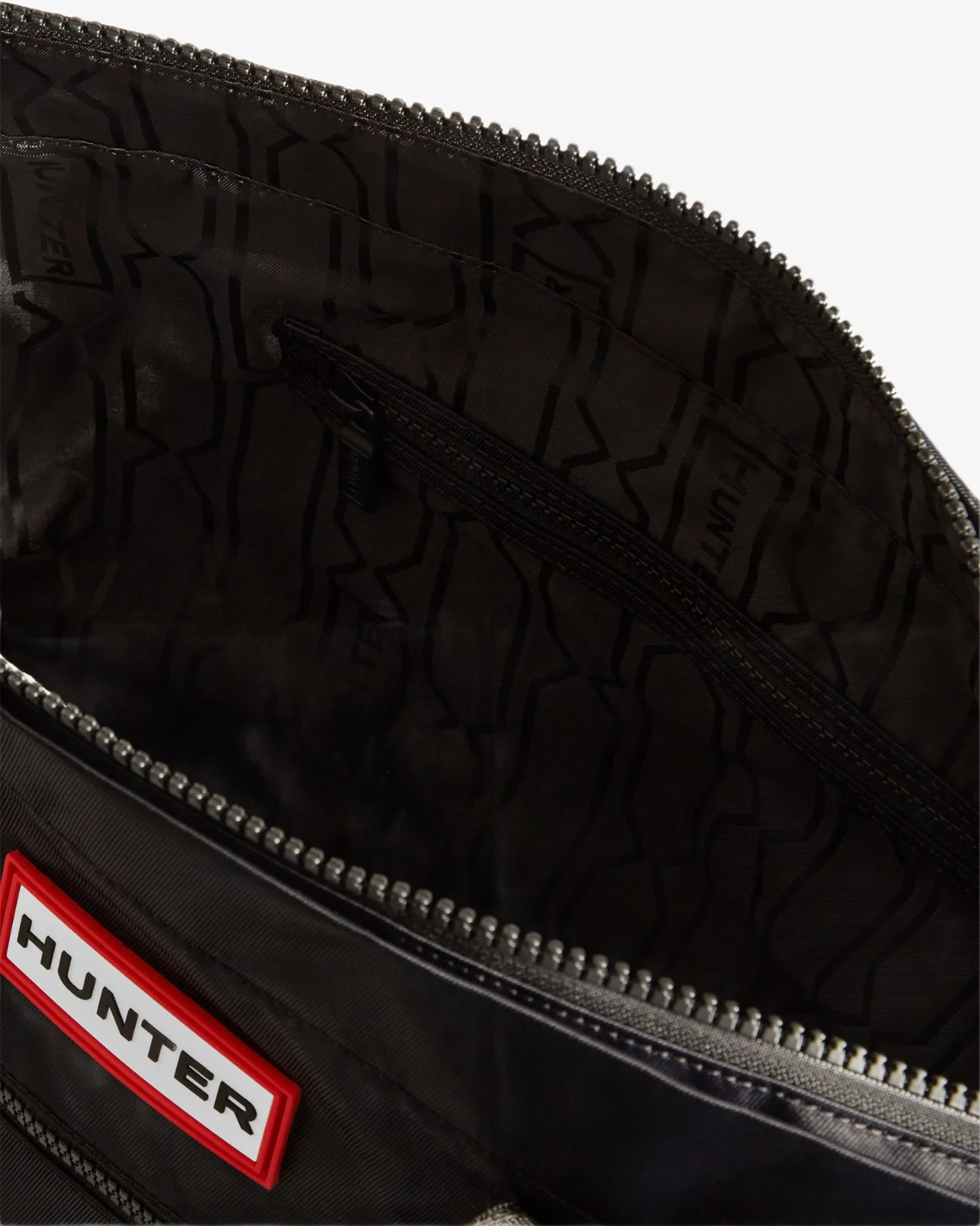 Nylon Midi Topclip Tote Bag Black - Image 5