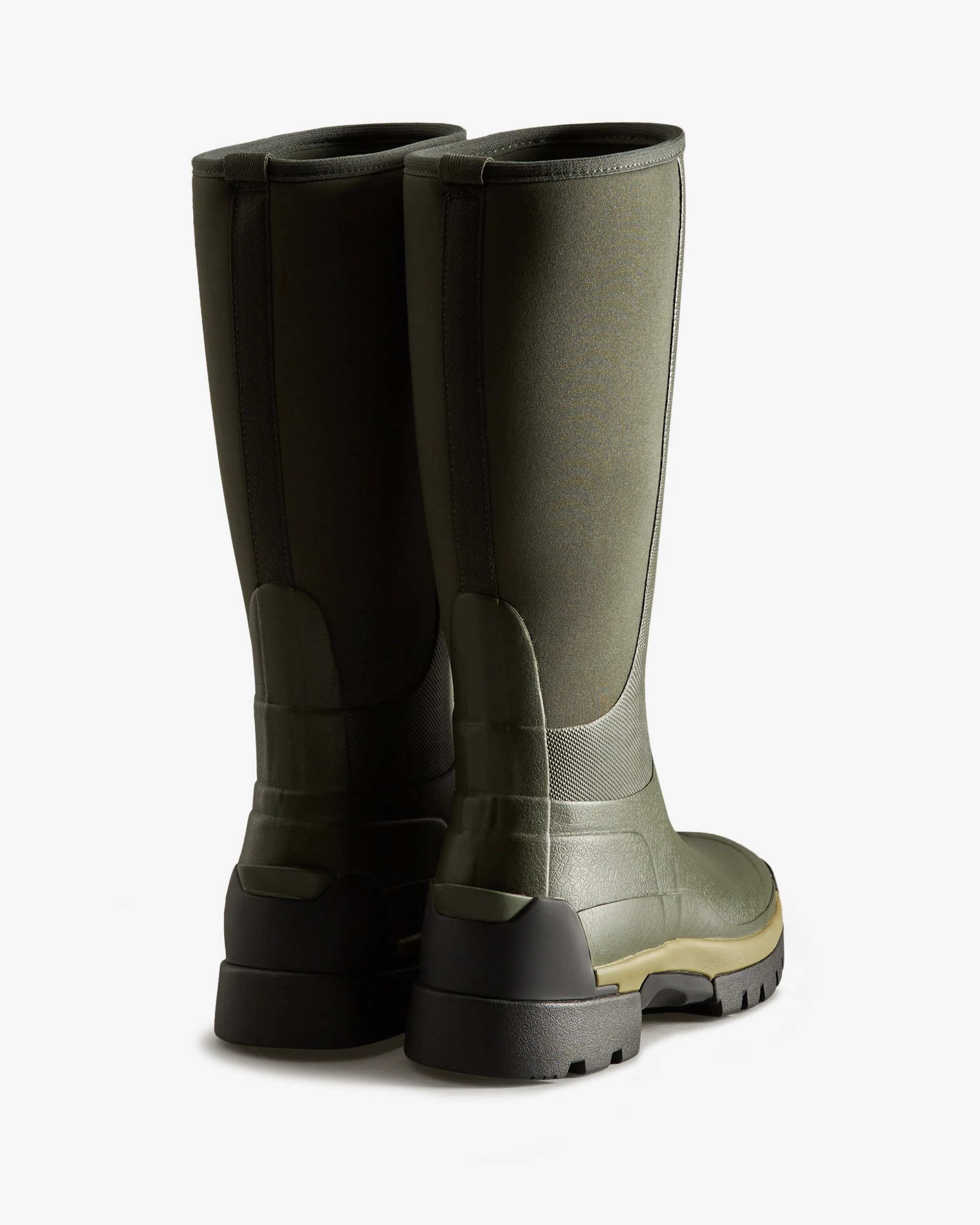 Women's Balmoral Tall Neoprene Hybrid Boot Dark Olive - Image 3