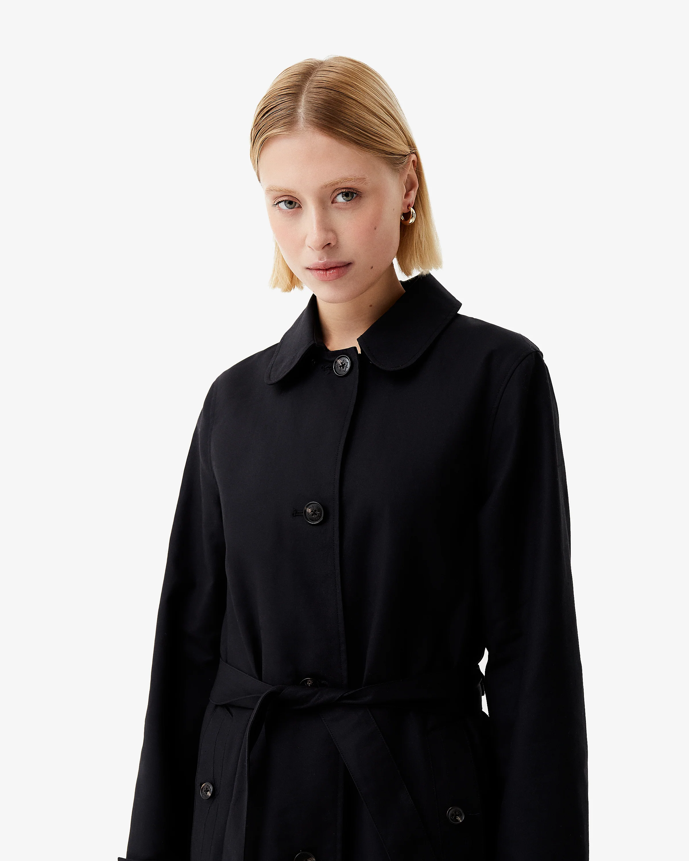 Womens Keltie Trench Coat Black - Image 5