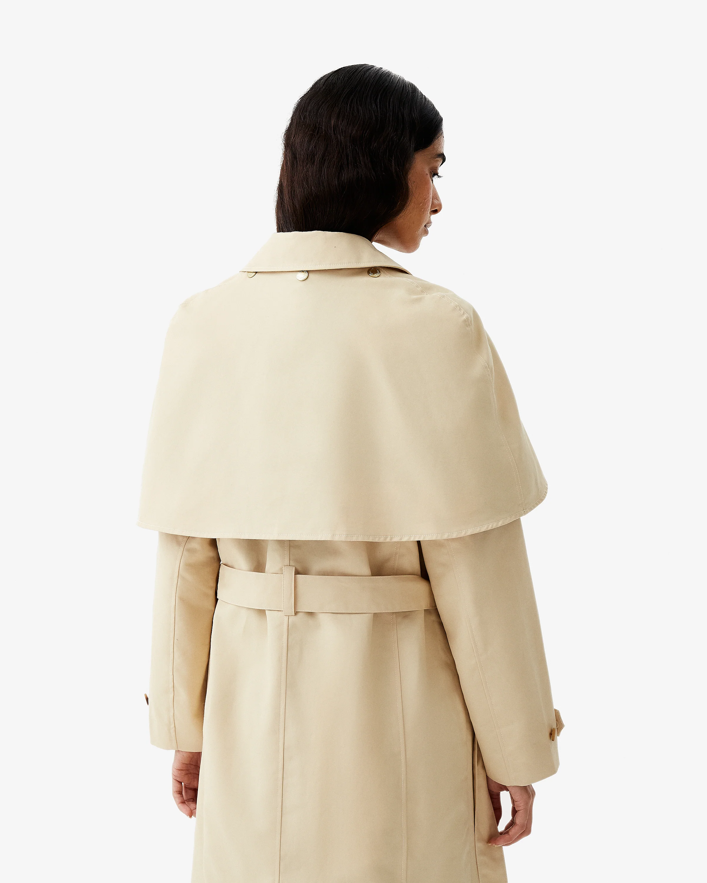 Womens Keltie Trench Coat Gravel - Image 3