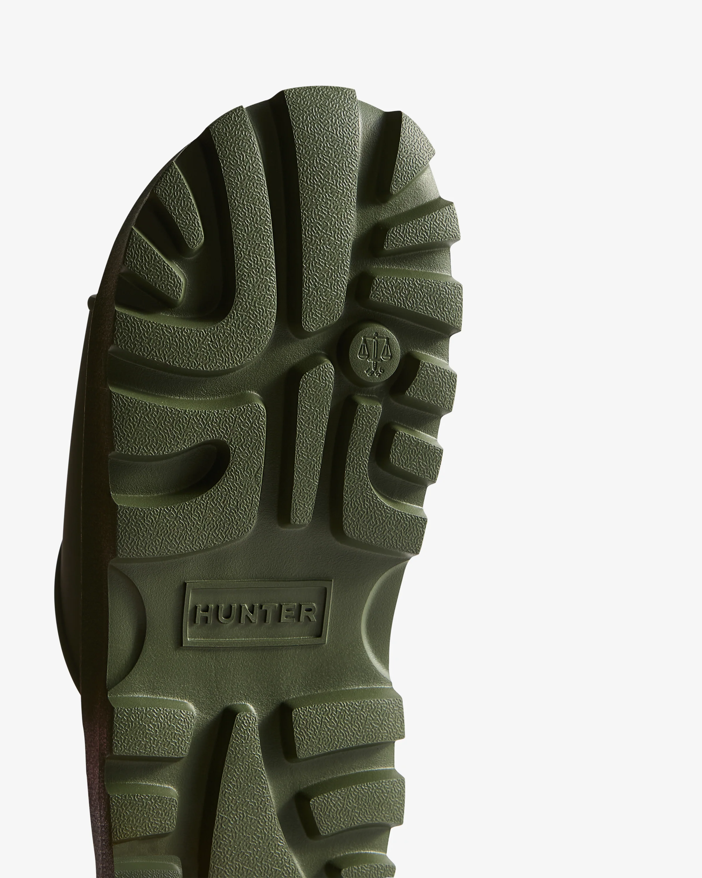 Womens Moulded Stacked Slider Lichen Green - Image 5