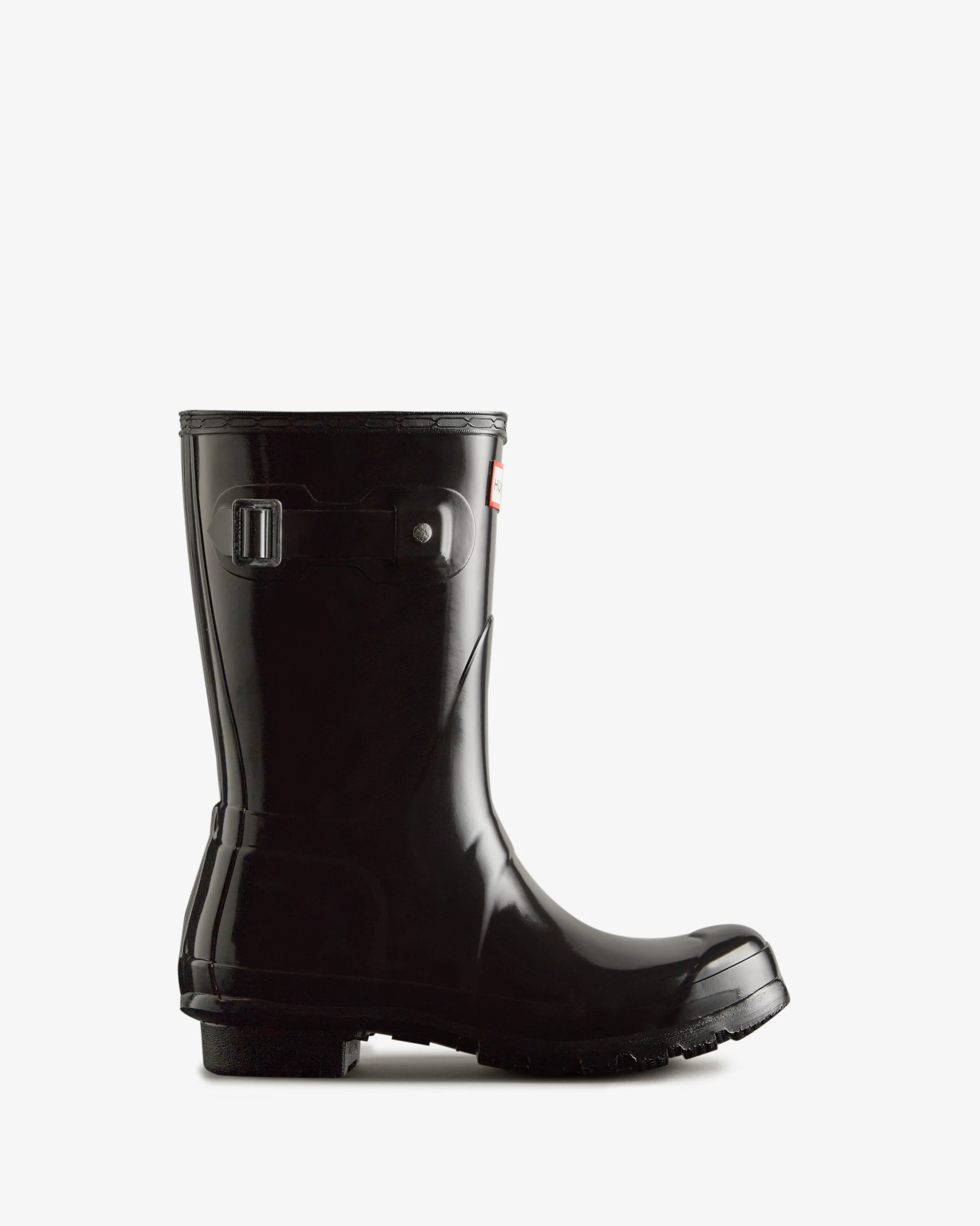 Women's Original Short Gloss Boots Black - Image 3