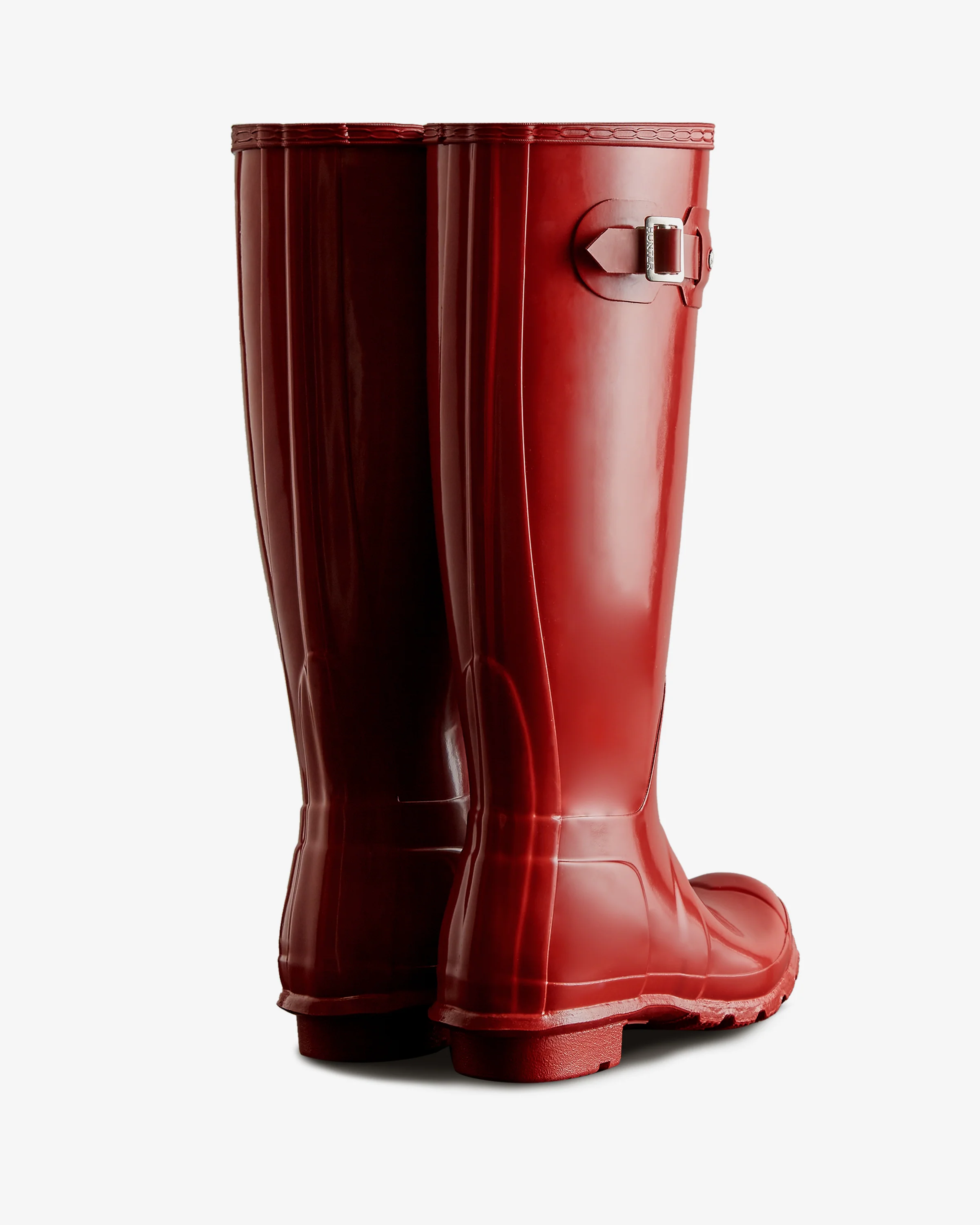 Women's Original Tall Gloss Boots Military Red - Image 3